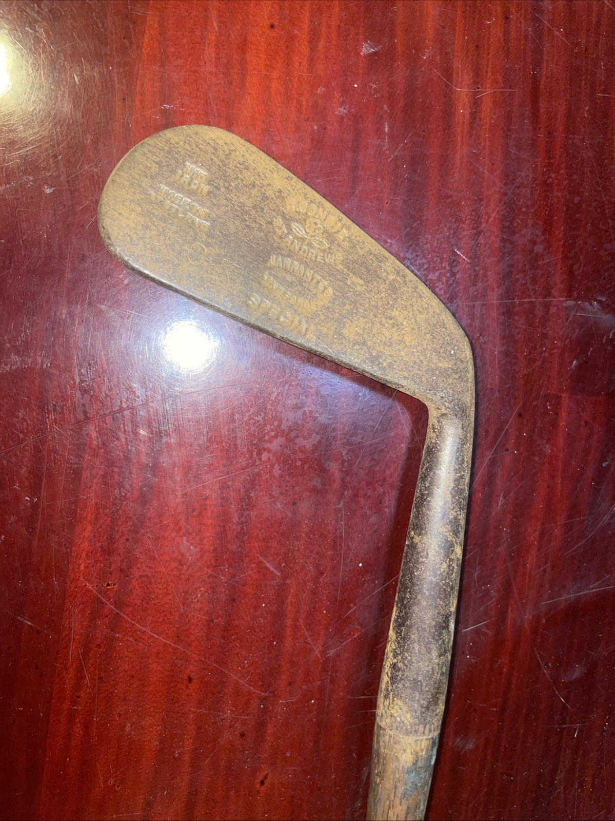 Mid Iron Scotland Hickory Shaft Used Antique Golf 💎 St Andrews