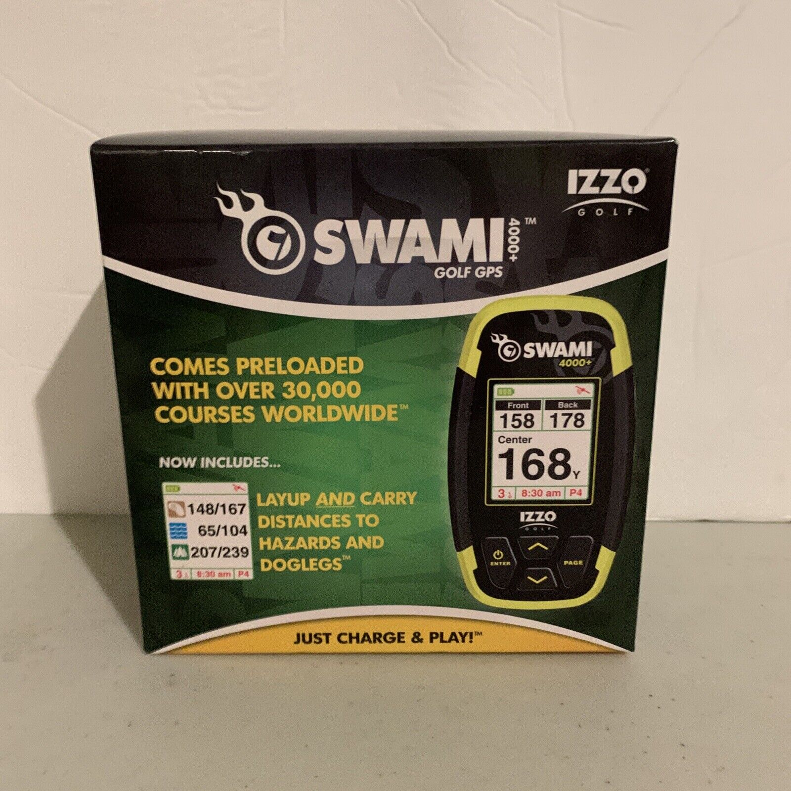 Izzo Golf Swami 4000+ Golf GPS Rangefinder - Complete in Box