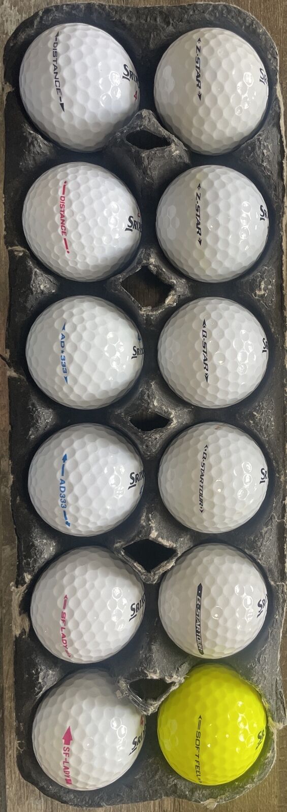 Srixon Z Star/Q Star Golf Balls - 12 Used - Great Condition