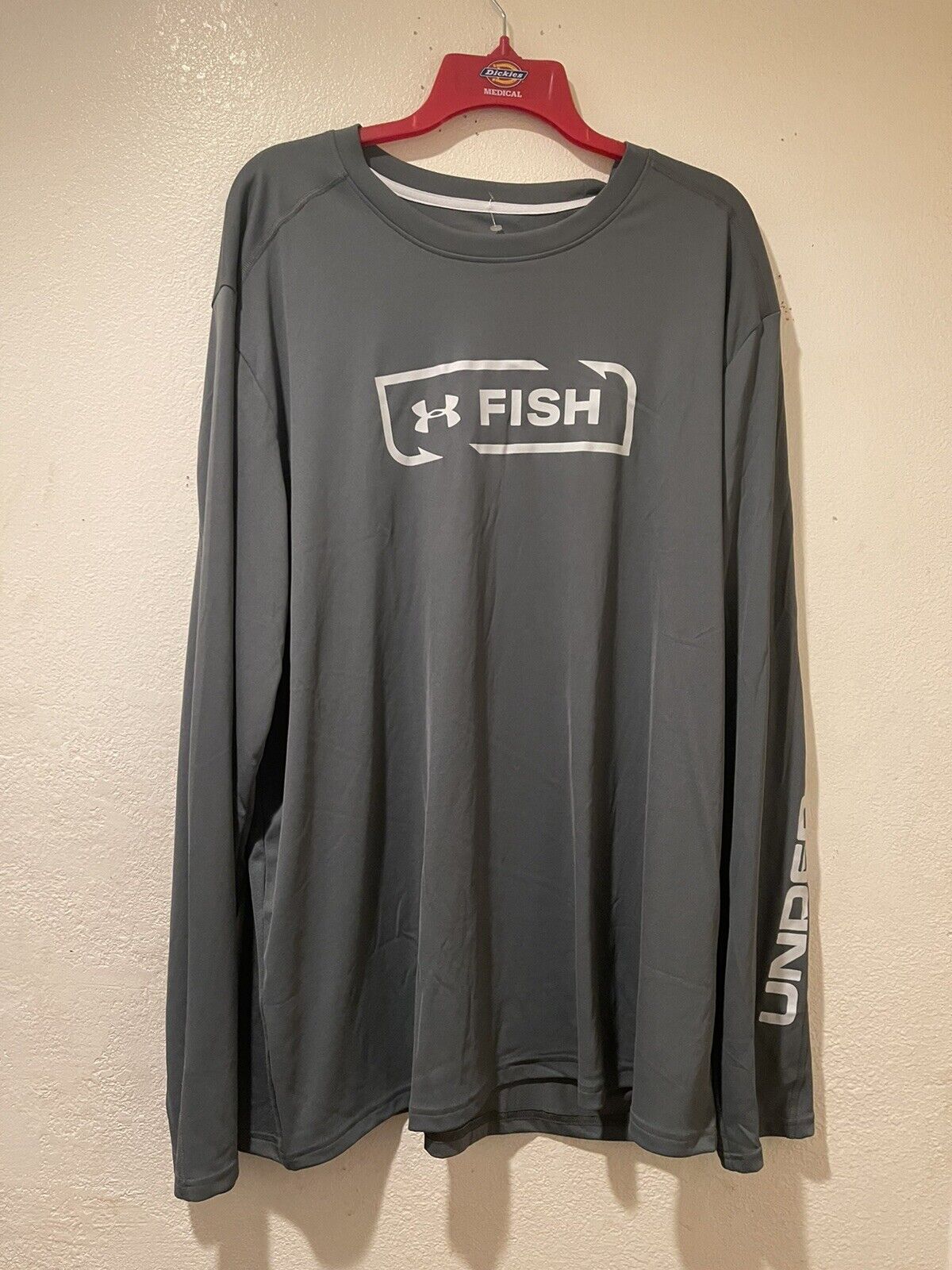 Under Armour 1344119 UA Iso-Chill Shore Break Fish Crew Tee Fishing T-Shirt 3XL