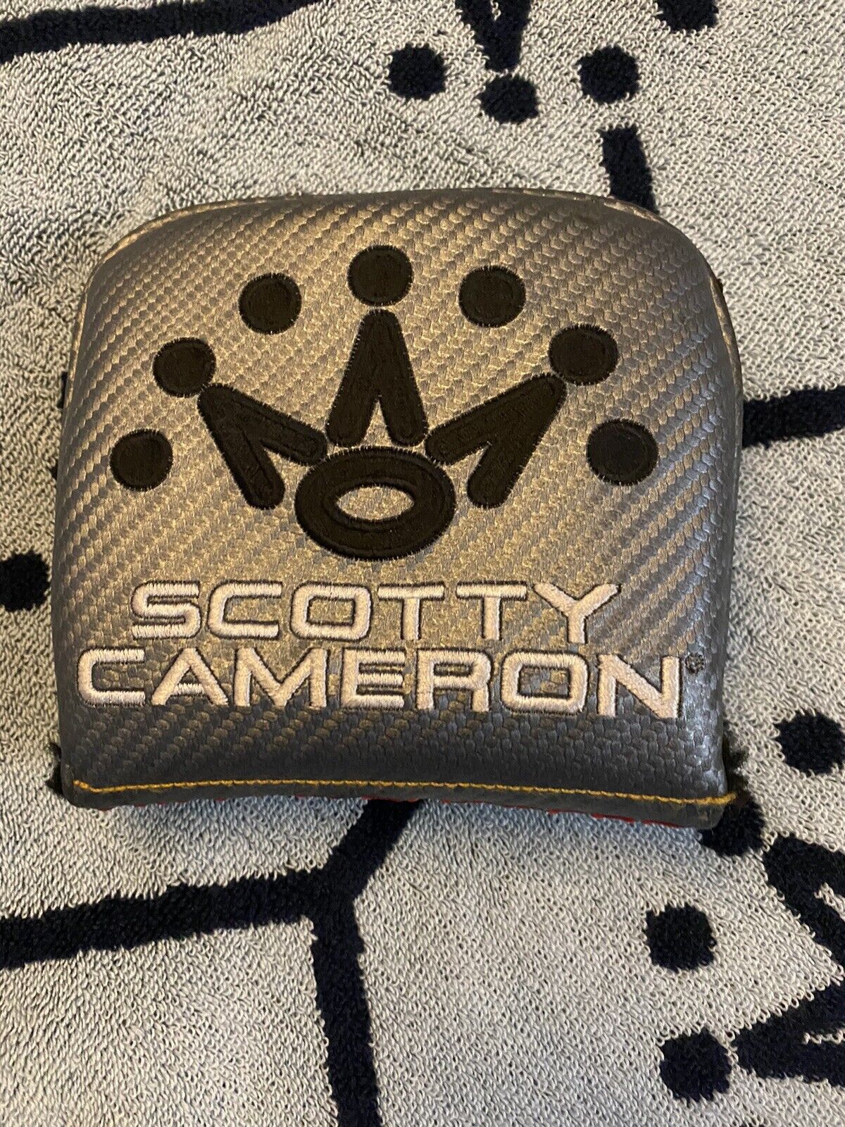 Scotty Cameron Mid Square Gray Mallet Putter Headcover Head cover