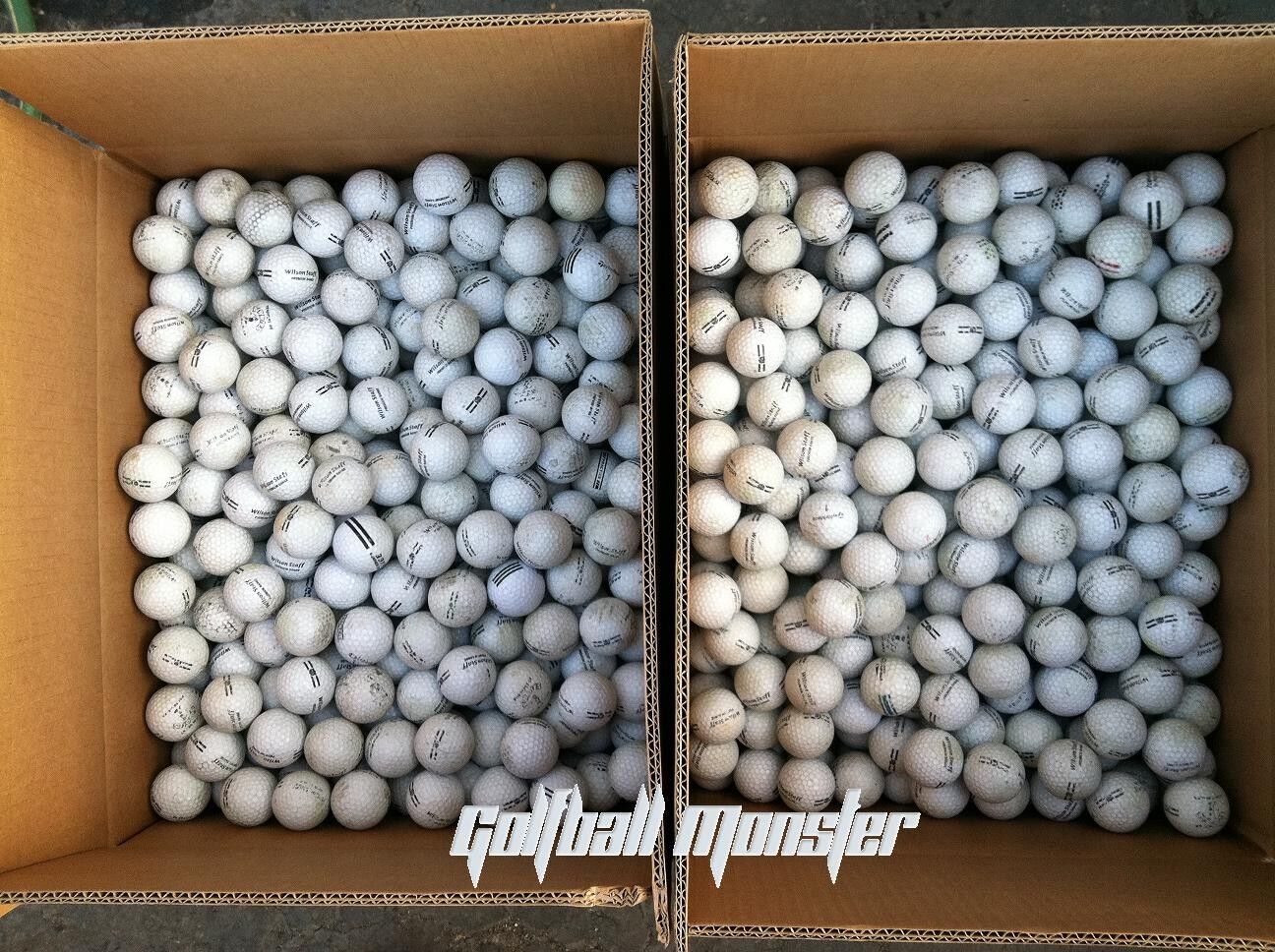 1200 D Used Range Ball Hit Away Golf Balls Practice Shag Bag Bulk FREE FREIGHT 