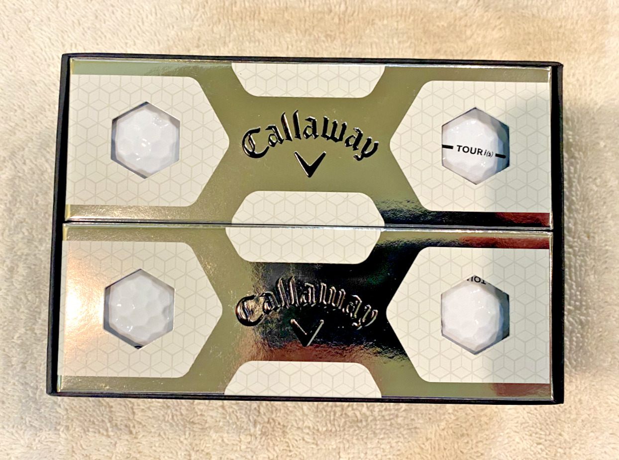 Callaway half dozen box of two sleeves of Tour i(s) (Promo?) Red #1's