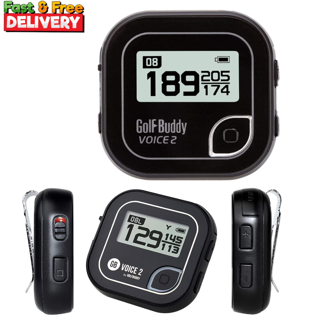 Golf Buddy Voice 2 Talking GPS Rangefinder, Golf Distance Range Finder