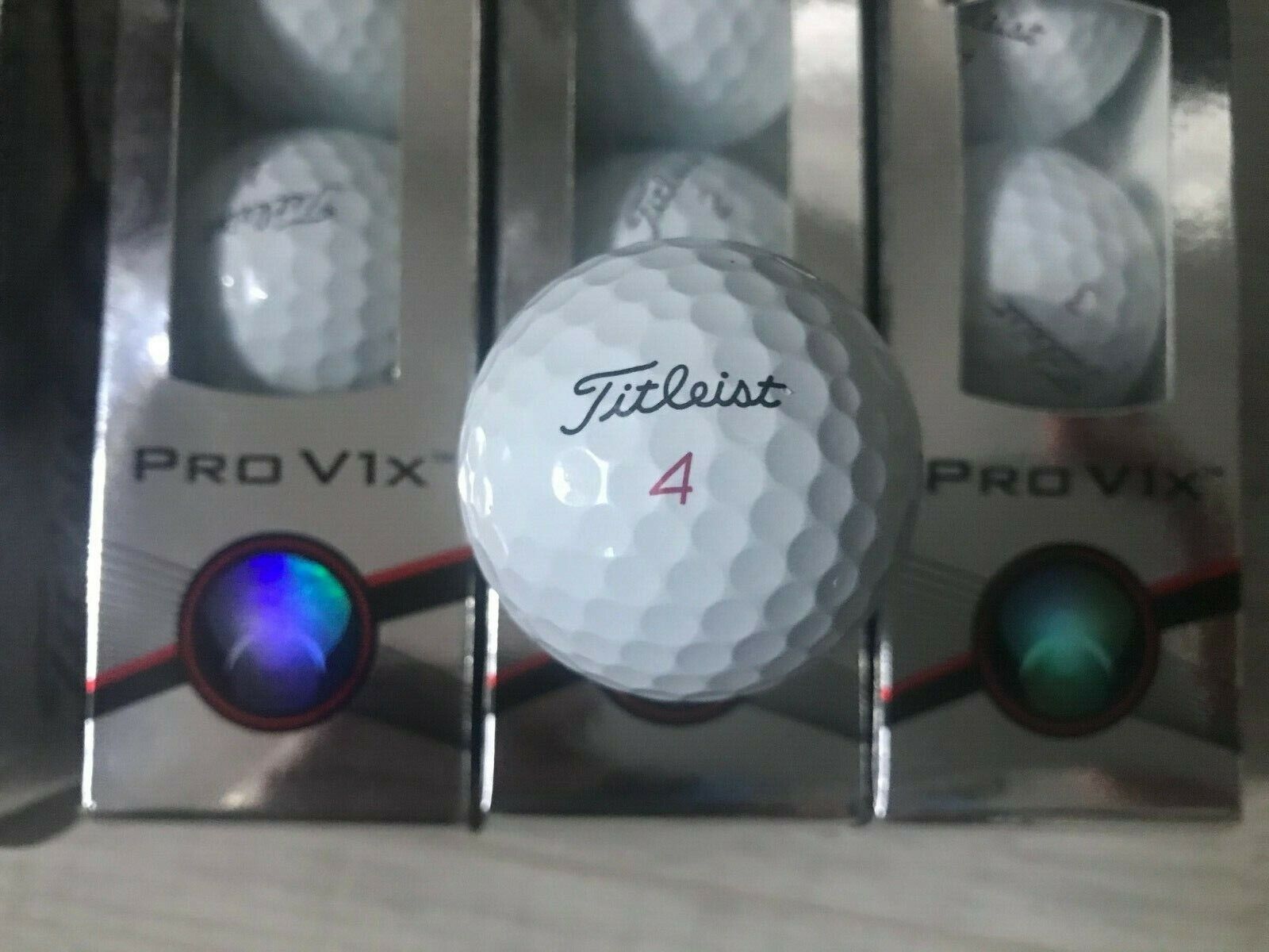 12 Titleist Pro V1x Golf Balls, One Dozen, New in Sleeves, 2016 Model
