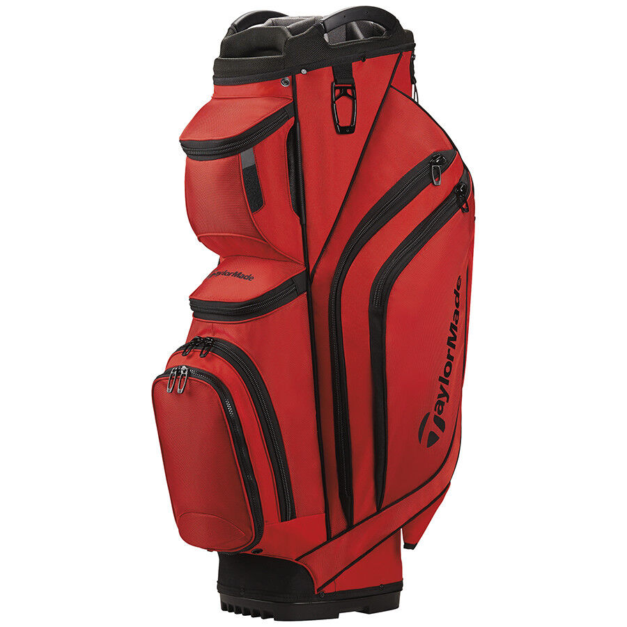New 2017 Taylormade Supreme Cart Golf Bag - Red - 14way Top 