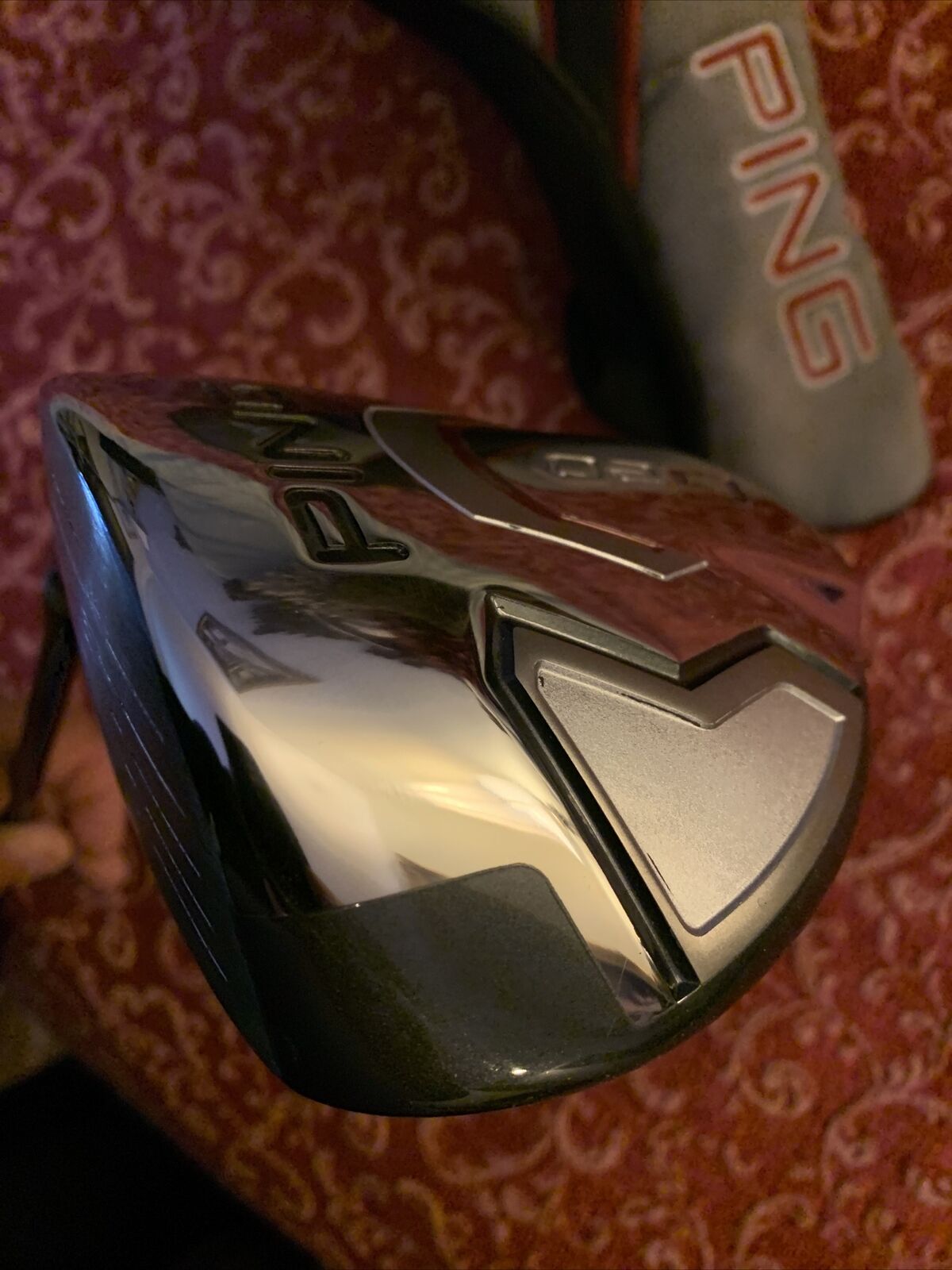 PING 460 DRIVER 9.5 RH Upgrade PROLAUNCH RED S Flex With Head COVER EXTRA NICE 
