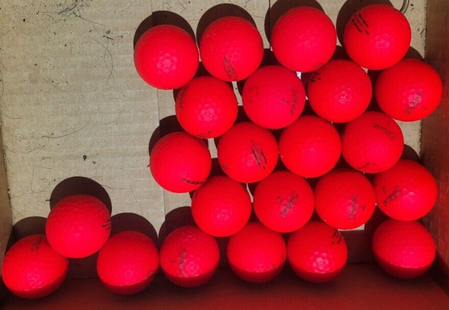 23 Titleist True Feel Red 4A (AAAA) Balls .Free shipping Near Mint