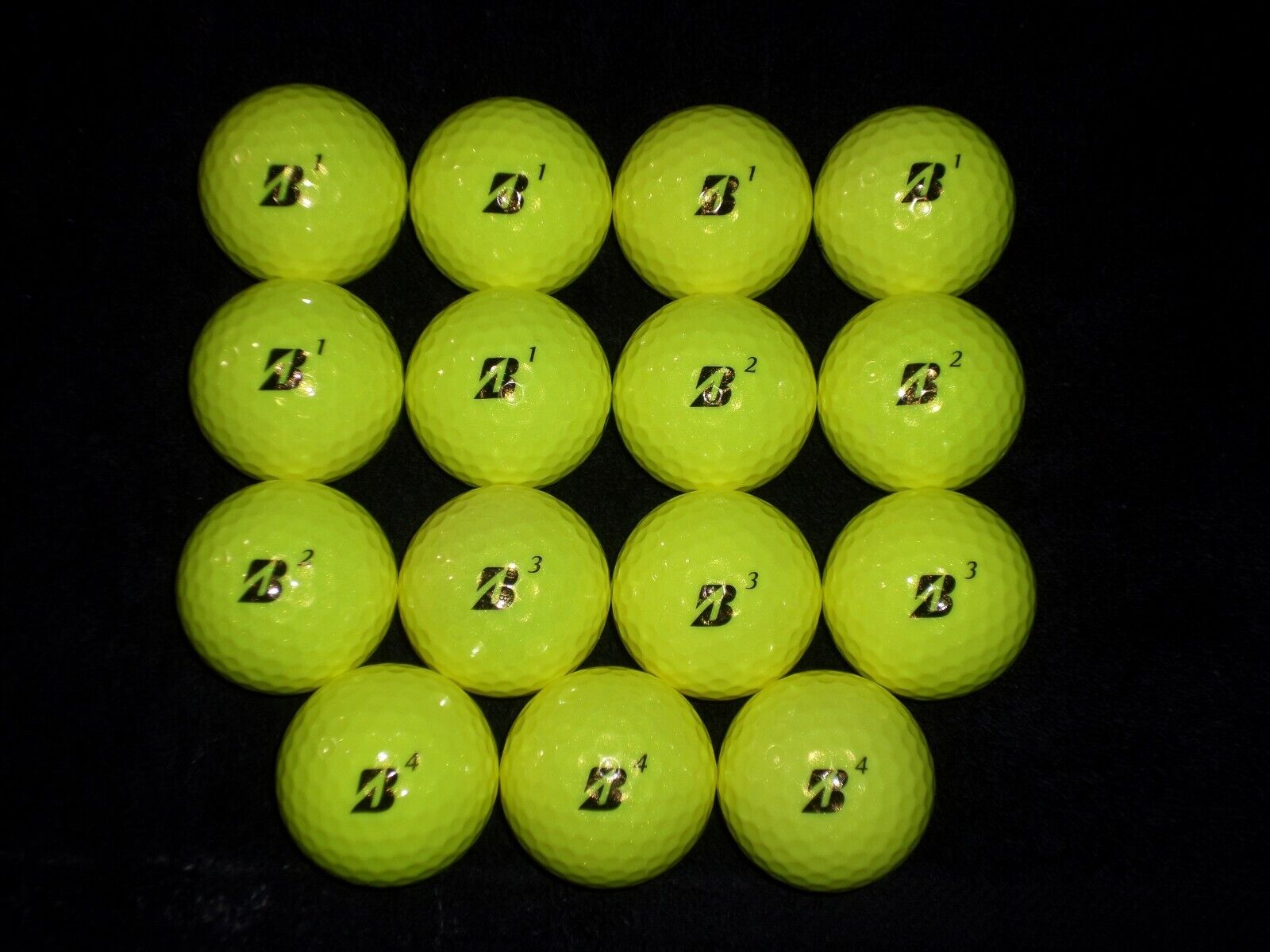 15 Yellow Bridgestone e-6  Golf Balls