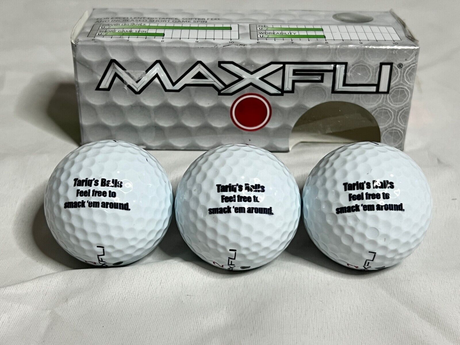 Maxfli Golfballs - See Notes for unique print