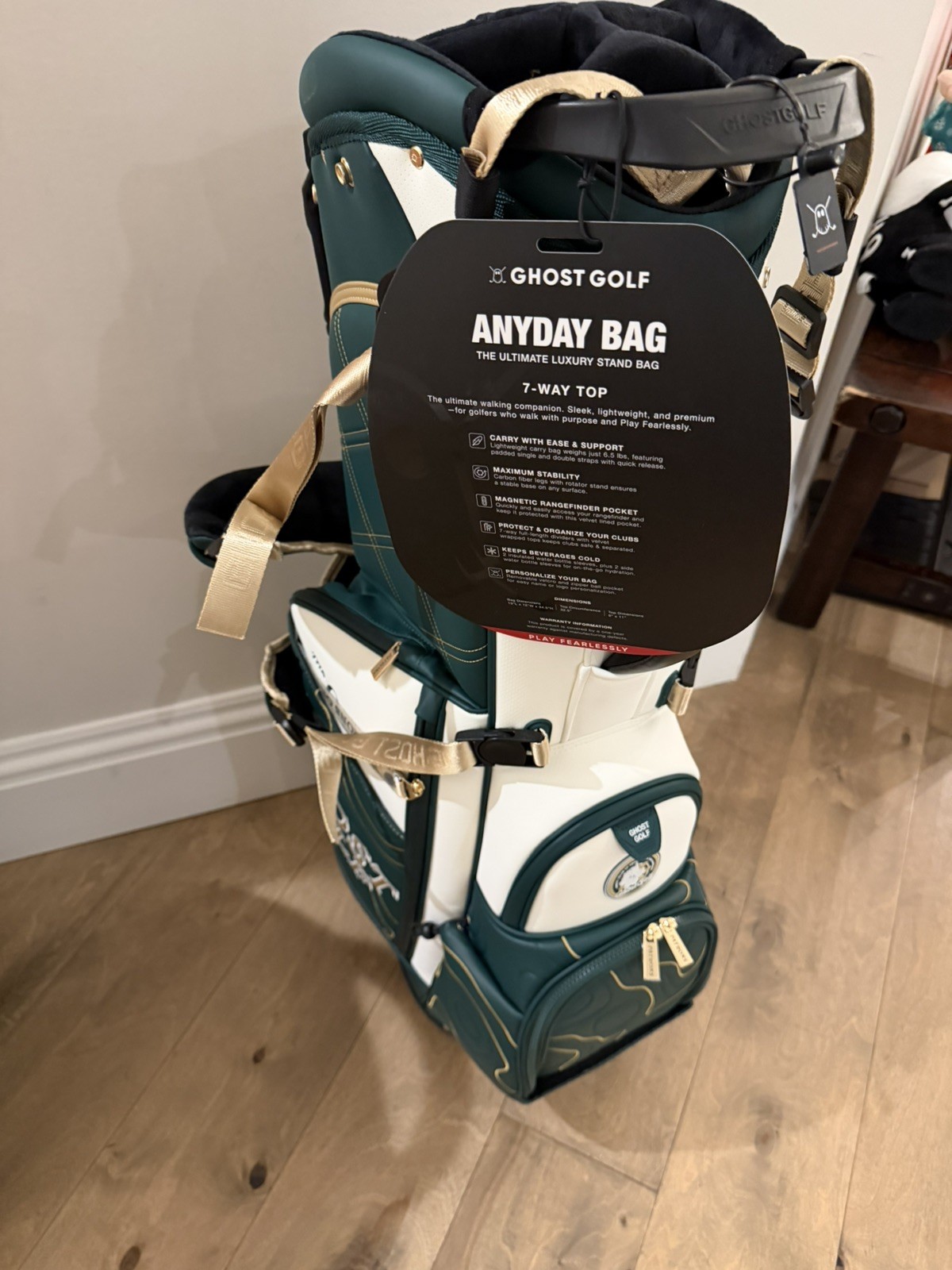 Ghost Golf Special Edition GT 7 14 Golf Cart Bag Patrons Only 90th Edition 7 Way