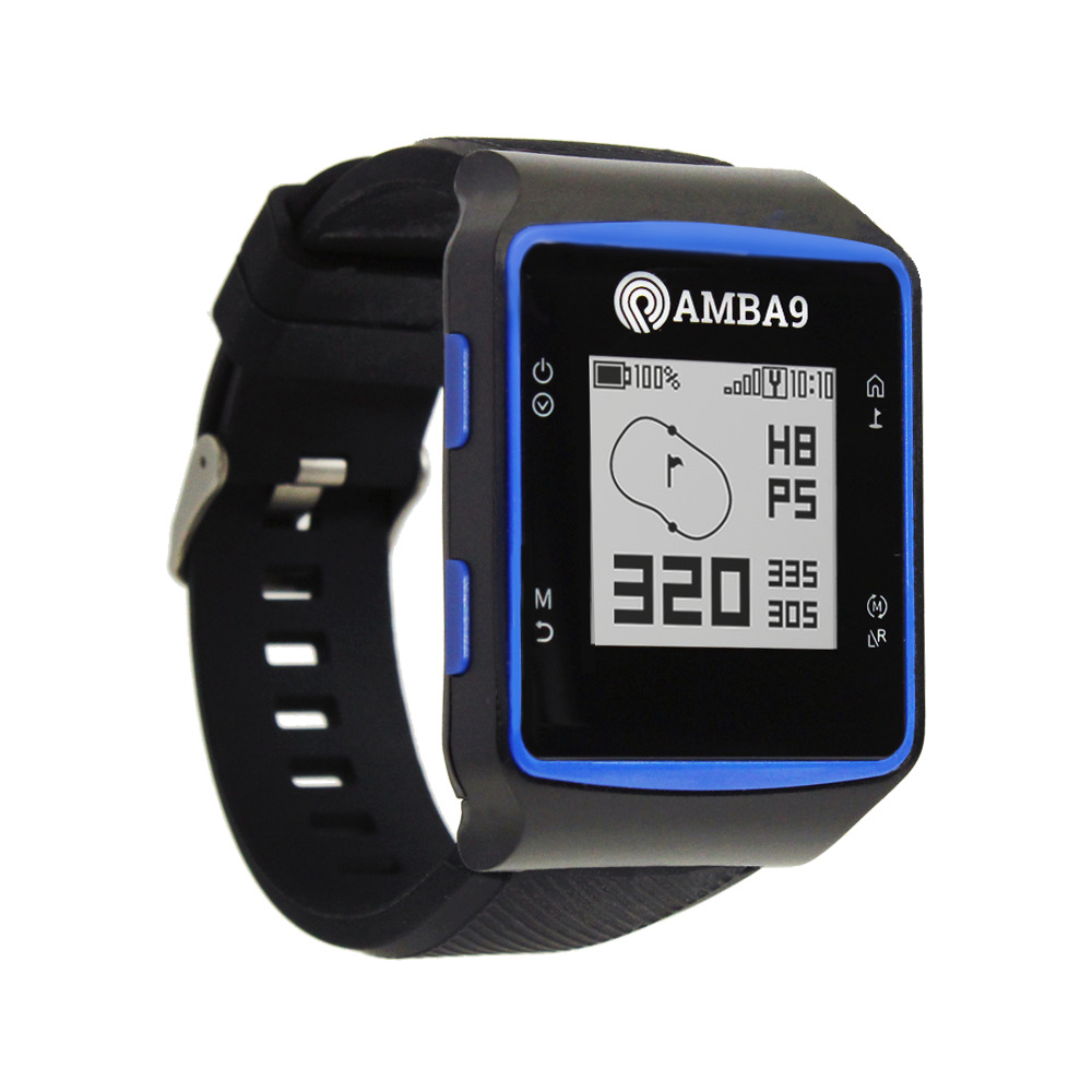 Amba9 GPS Golf Watch or Bundle with 5 Ball Markers, Hat Clip