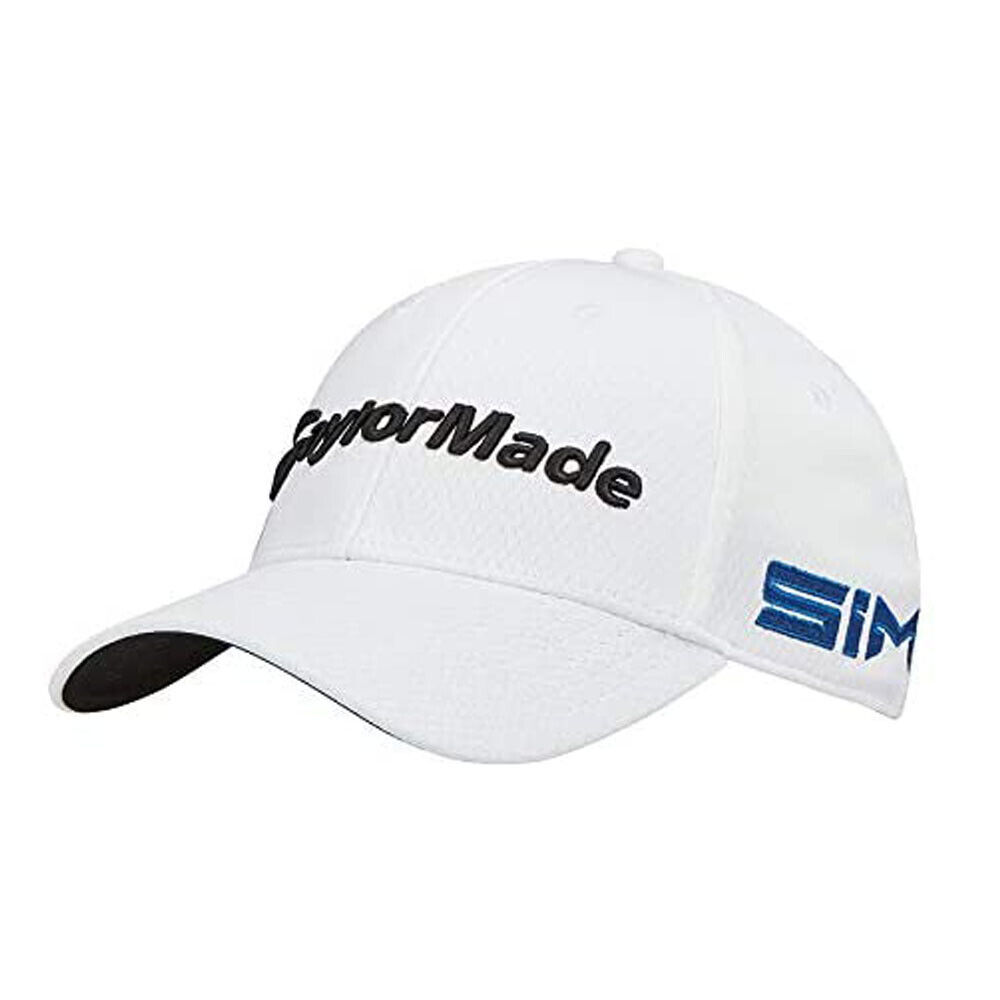 NEW TaylorMade Golf TM20 Tour Cage Fitted Golf Hat White Size L/XL