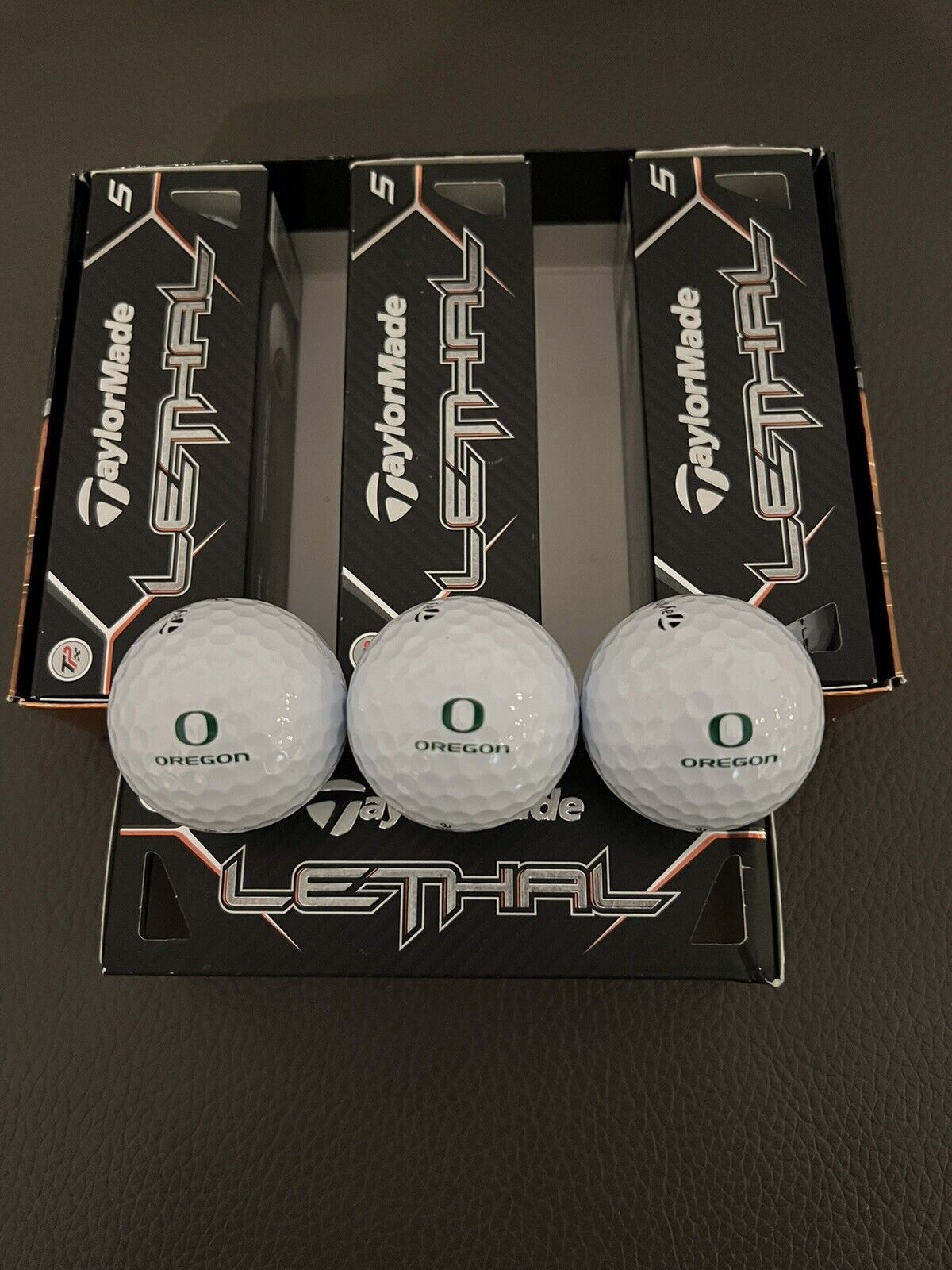 1 Dozen - Oregon Team Issue Only - TaylorMade Lethal Golf Balls