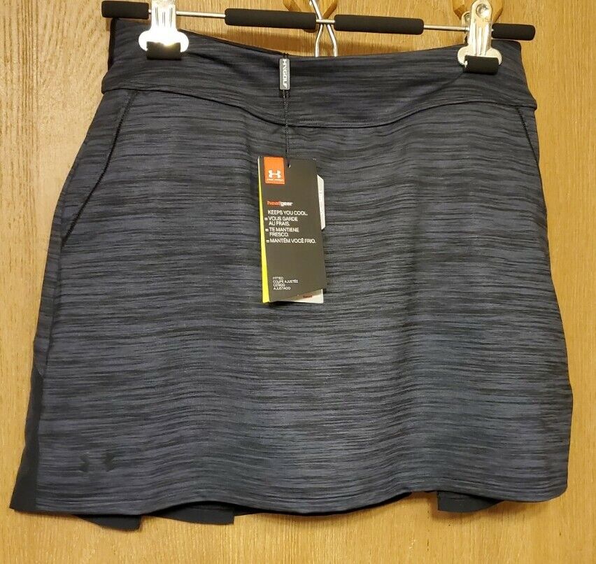 Under Armour Womens Golf SKORT Black Size SMALL Style # 1286012  008 New