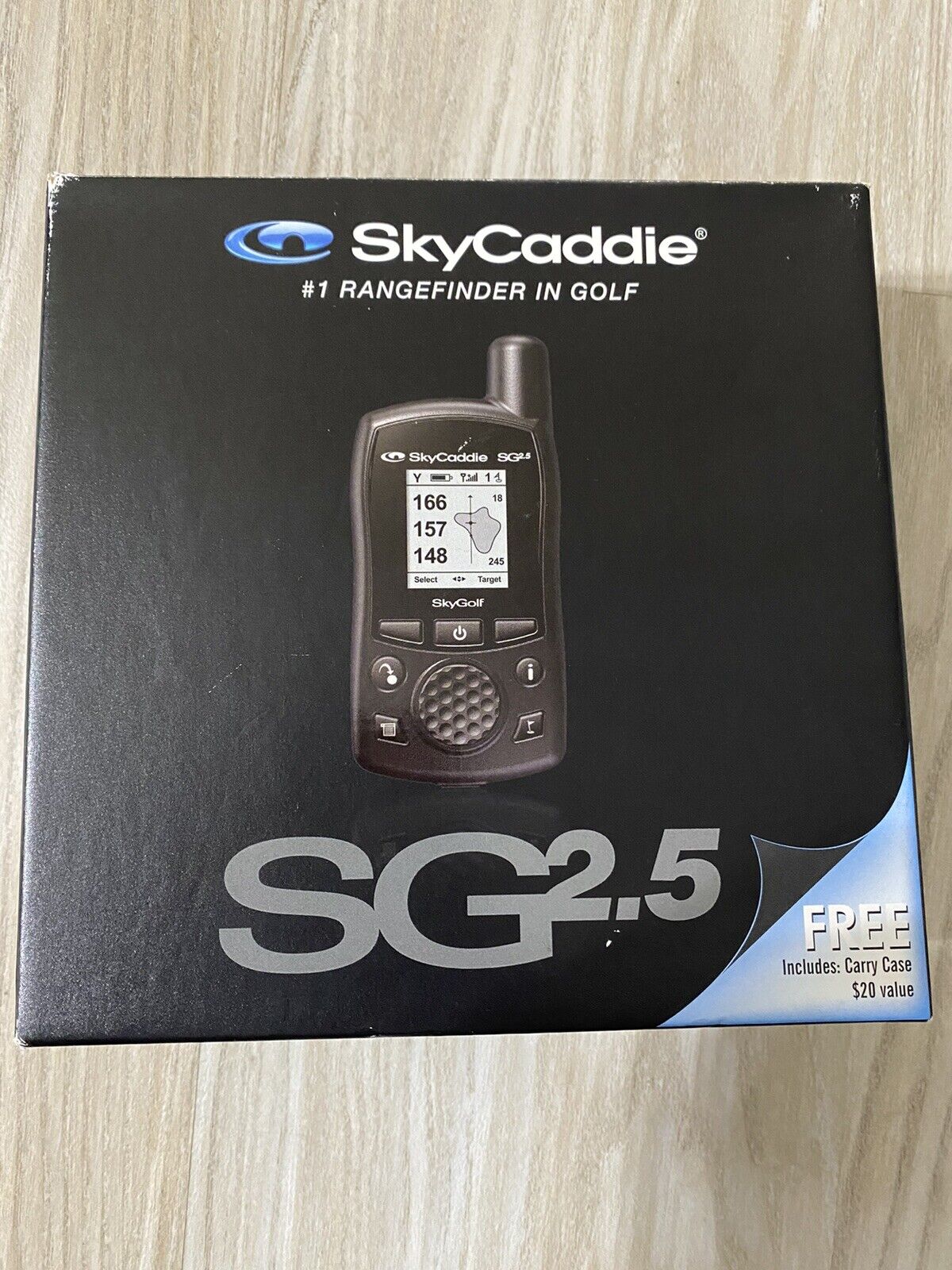 Skygolf Skycaddie SG2.5 Golf GPS Rangefinder Excellent Condition