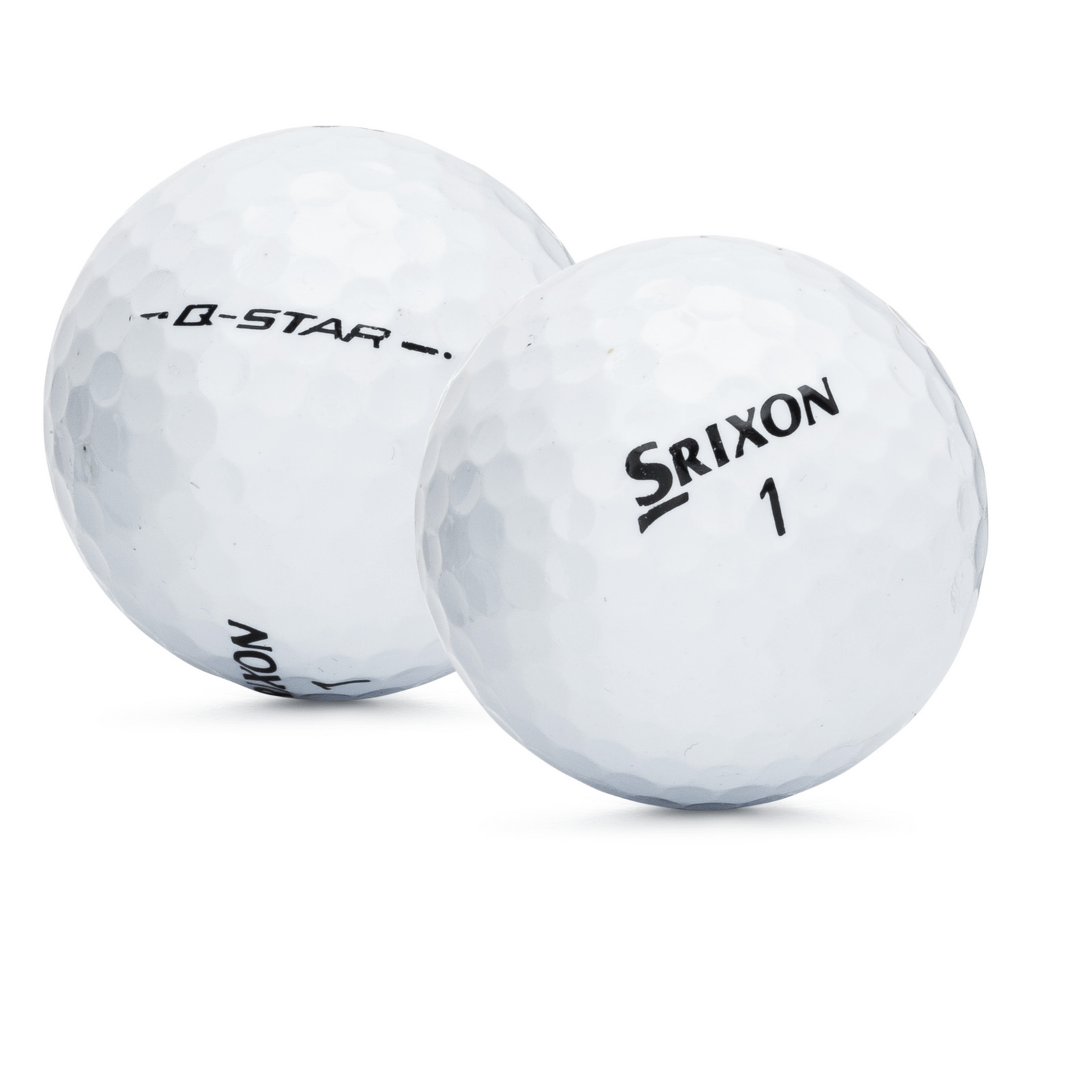 Srixon Q-Star Near Mint Recycled Used Golf Balls, White - 48 Count