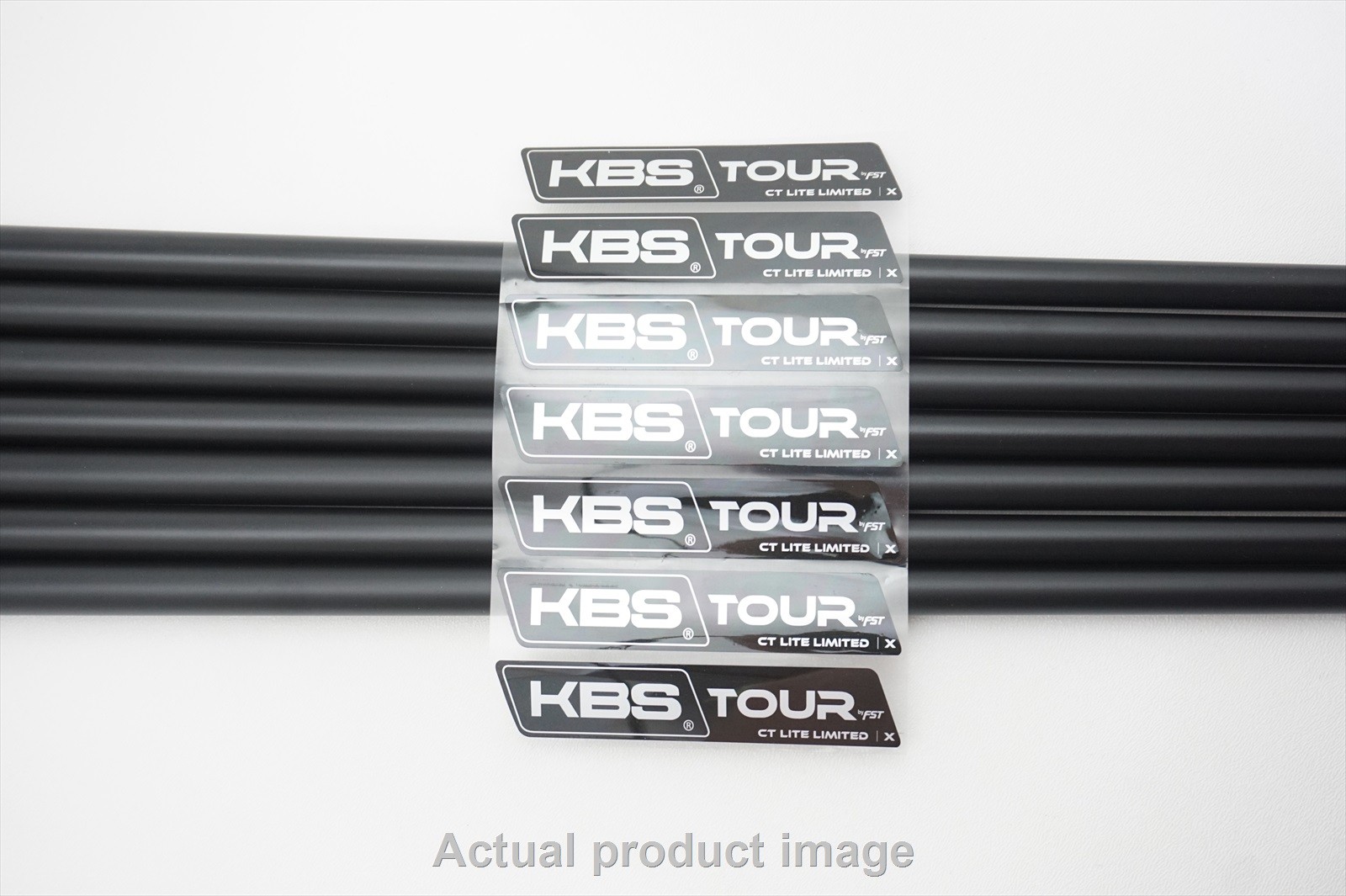 Uncut KBS TOUR C-TAPER LITE BLACK LIMITED 115G X-STIFF IRON SHAFT SET 4-PW PULLS
