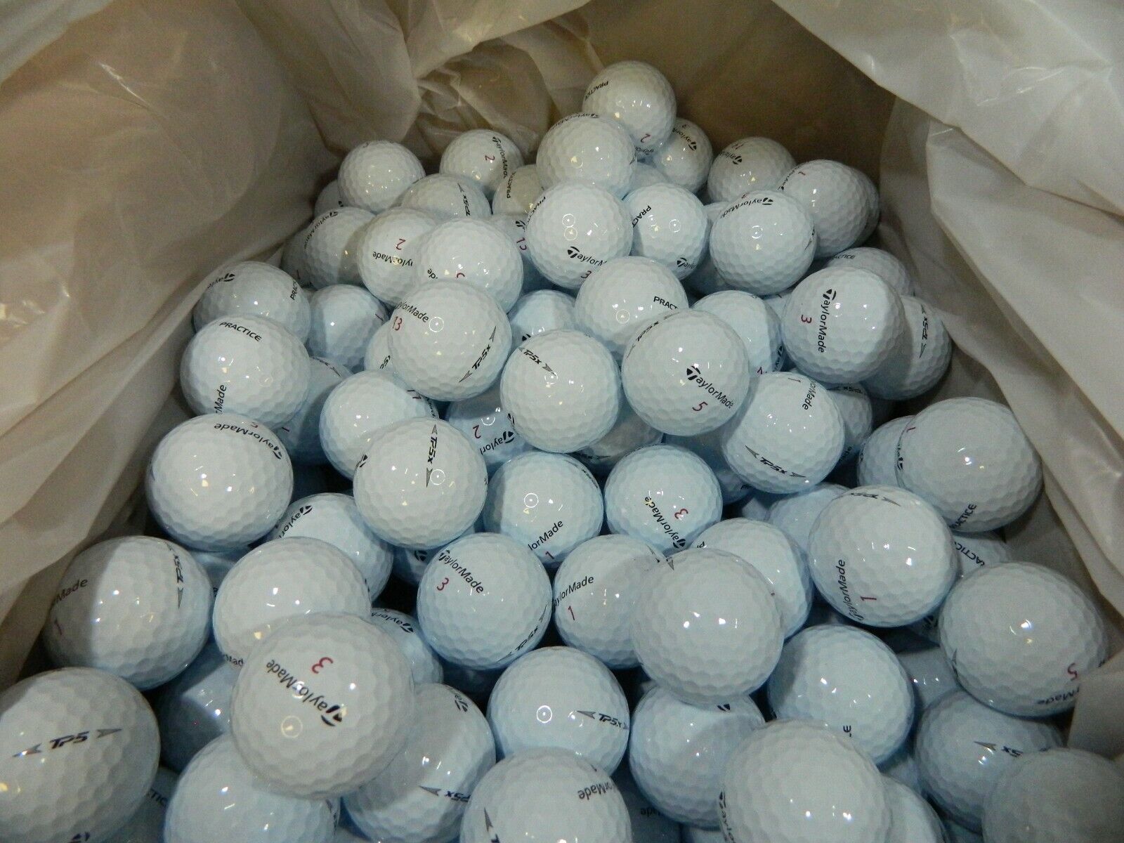 New 6 Dozen Taylormade TP5x Practice Golf Balls - 72 Balls Brand New TP-5x