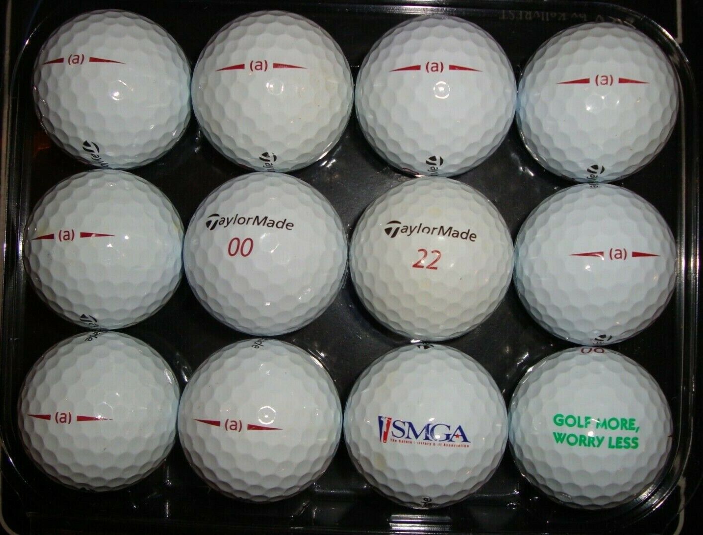 12 Taylormade project (a) used 2020 / 2019 model golf balls 