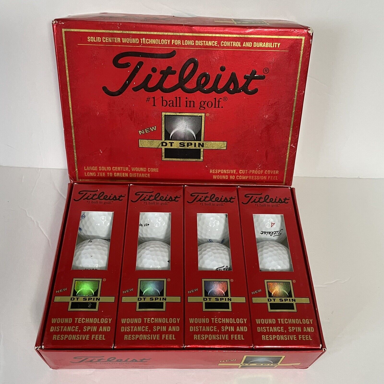 Titleist DT Spin  New 1 Dozen Golf Balls - New Open Box