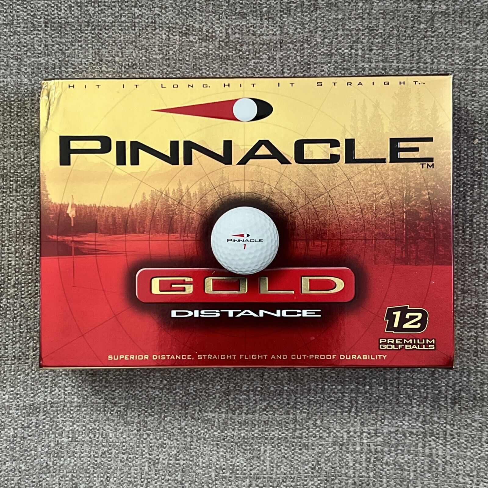 Pinnacle Gold Distance 12 Premium Golf Balls  New In Box 