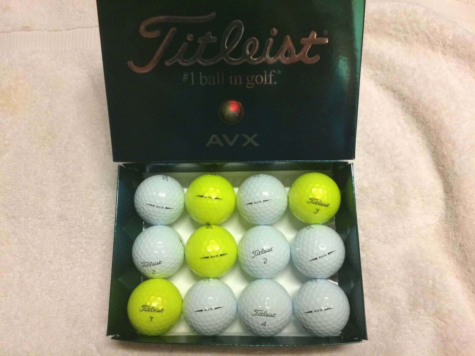 54 Titleist AVX  Near Mint  golf balls