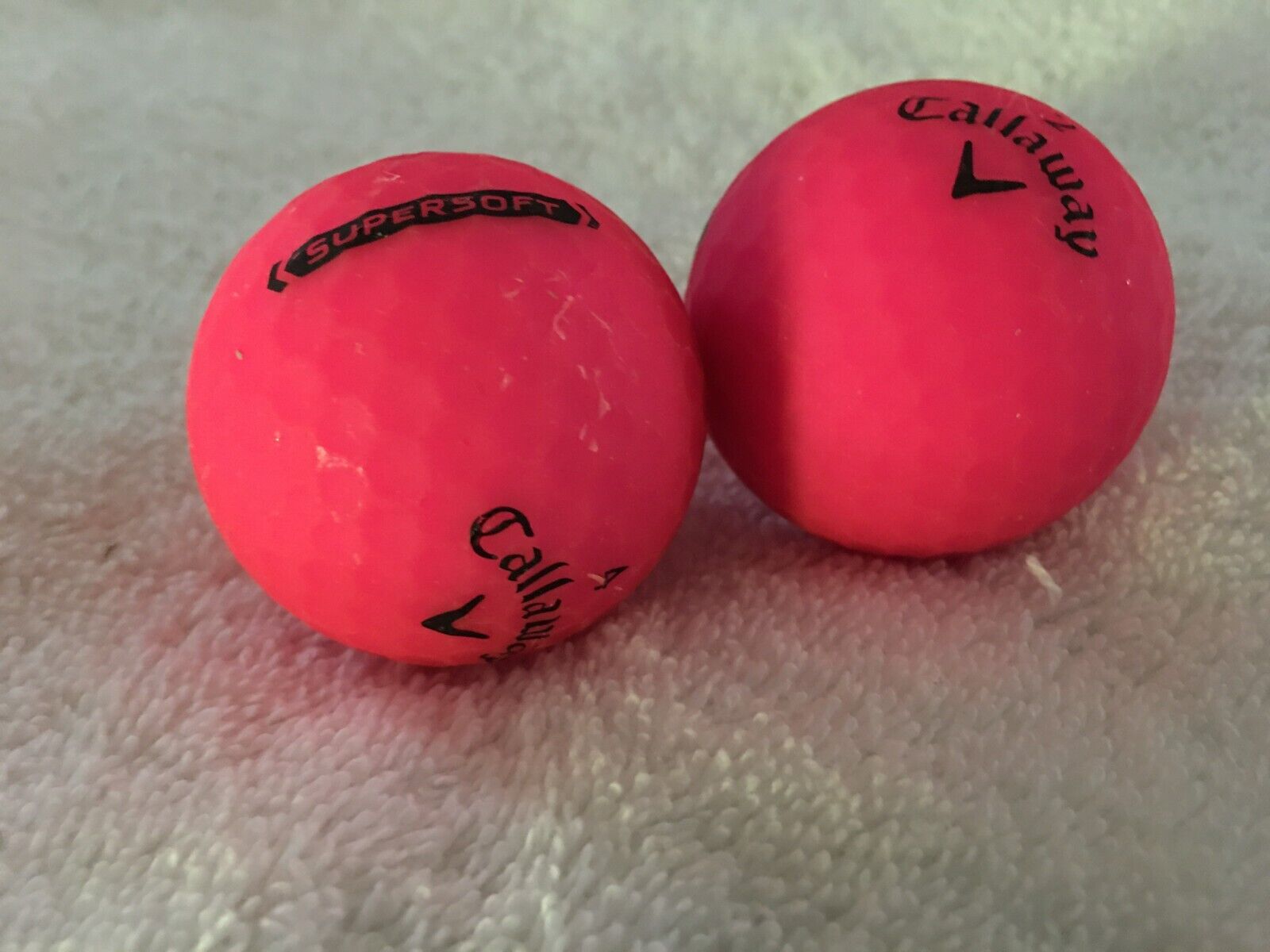 Special  24 Callaway Matte Finish Supersoft Bright Pink Mixed 5A/4A  Golf Balls