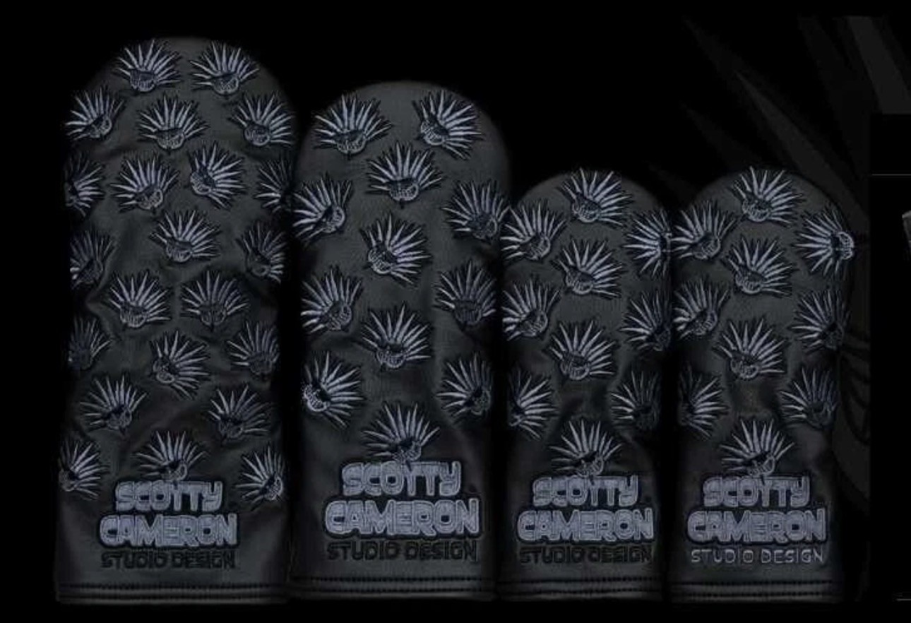 NEW RARE Scotty Cameron Agave Man Triple Black Set 4 Covers Driver Fairway U1 U2