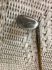 Antique Hickory Wood Shaft Gibson Maxwell Flanged Niblick W/bounce 51* D5 picture