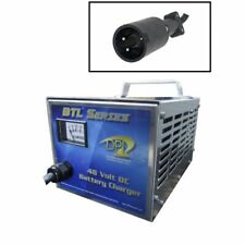 Club Car PowerDrive 48 Volt Golf Cart Battery Charger Round 3 Pin Connector DPI picture