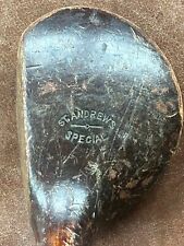 Vintage 1900s Wooden Shaft St Andrews Special Driver / Brassie Hickory Golf Club picture