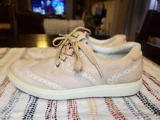 ECCO Golf Shoes-Womens-Excellent-Size 38-Leather-HydroMax picture
