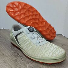 ECCO BOA  HydroMax  Golf Shoes US Men’s Size 13 UK 47 Extra Wide Tan Gray picture