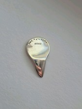 1980s Sterling Golf Ball Marker Solid 925 Pat 4317281 picture