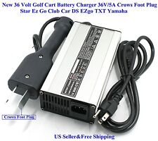 New 36 Volt Golf Cart Battery Charger 5A Star Ez Go Club Car DS EZgo TXT Yamaha picture