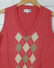 Ladies Sport Haley Pink Pullover Golf Sweater Vest Size L  picture