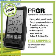 Prgr Black Pocket Golf Launch Monitor Hs-130a picture