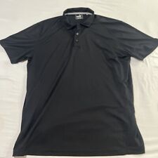 Puma Golf Short Sleeve Polo XL Dry Cell Black Breathable Stretch Fast Drying picture