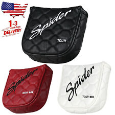 USA Square Mallet Putter Cover Golf Headcover For TaylorMade Spider Tour picture