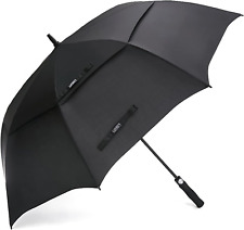 54/62/68 Inch Automatic Open Golf Umbrella Extra Large Double Canopy picture