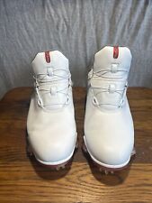 FootJoy Tour X Golf Shoes Size Men's 10 M (Medium) White Red 55406 Cleats picture