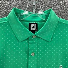 FootJoy Polo Shirt Mens Extra Large Stretch Green Golf Casual Performance picture