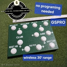 Golf  Gspro Wireless Control Box, Uneekor Skytrak,  Square,  Garmin(green) picture