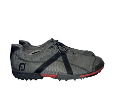 Footjoy Men's FJ M Project 55247 'Gray/Black' Mesh Golf Shoes Size 9M Spikeless picture
