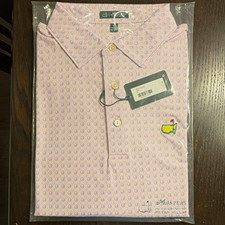 Masters Peter Millar Men’s Golf Polo Xl Pink picture