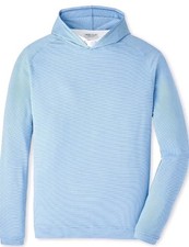 Peter Millar Crown Sport Men's Pine Sugar Stripe Performance Hoodie picture