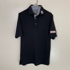 FootJoy Titleist Black Knit Golf Polo Shirt S picture
