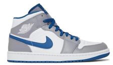Nike Air Jordan 1 Mid Men's True Blue Gray White Multi Sizes NEW DQ8426-014 picture