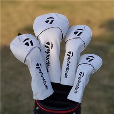 Classic Black And White Golf Club Head Cover, Tay Size One Wood, Set 135ut- picture